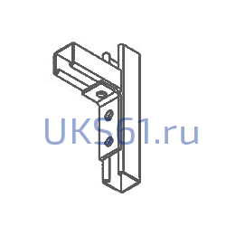 Уголок №2 (крепежный 90* 3 отверстия)