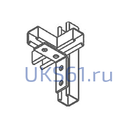 Уголок №3 (крепежный 90* 4 отверстия)