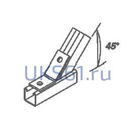 Уголок №4 (крепежный 135* 2 отверстия)