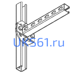 Крепление С-профиля №9 (поворотное)
